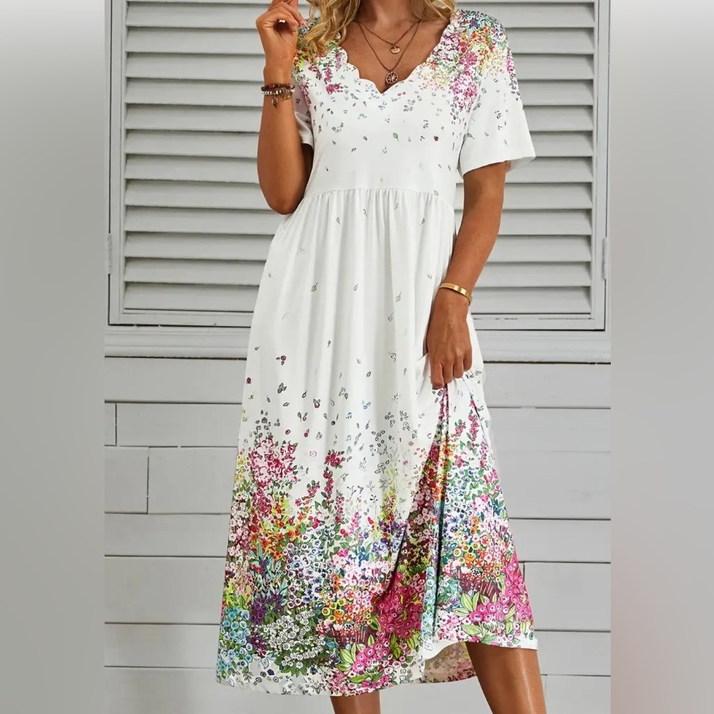 Noracora Floral Dress NWT